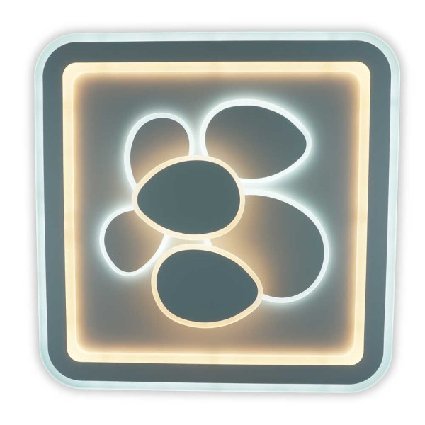 Світильник LED smart OREO+пульт 120W 3000-6000K IP20 білий квадрат ( 220405 ) - фото №1