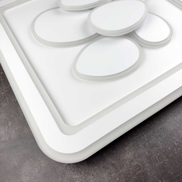 Світильник LED smart OREO+пульт 120W 3000-6000K IP20 білий квадрат ( 220405 ) - фото №4