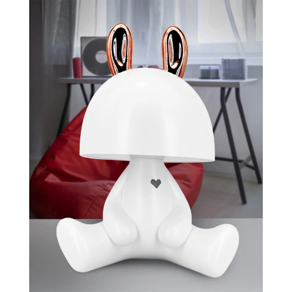 Настольная лампа с акумулятором Goldlux 326225 Fancy Led 1x2.5W 4000K 59Lm IP20 Белая - фото №1