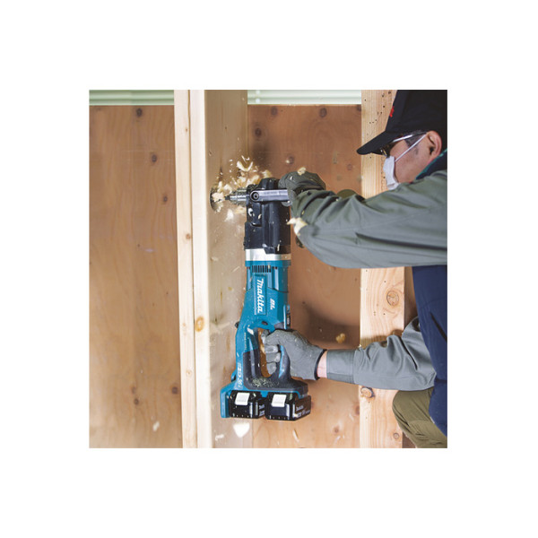 Аккумуляторная угловая дрель Makita DDA460ZK - фото №2