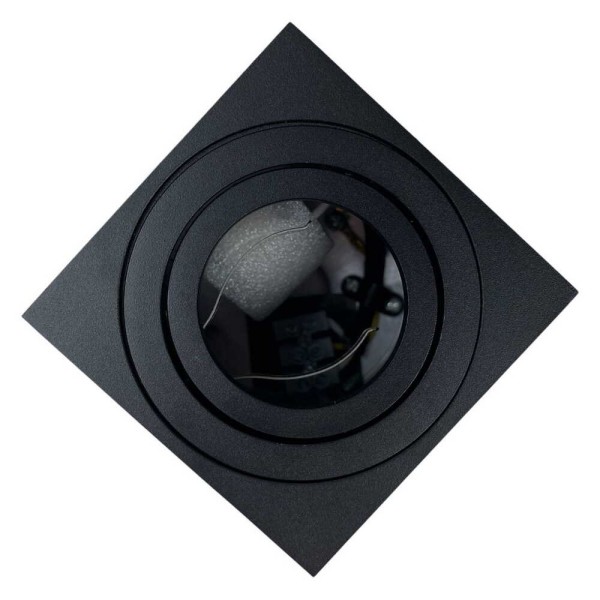 Cветильник точечный накладной MANHATTAN-S GU10 IP20 квадрат черный Violux ( 341102 ) - фото №2