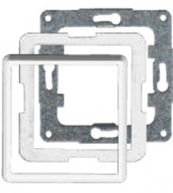 Рамка промежуточная для установки механизмов 45х45 мм, белая, Hager, Polo.Optima