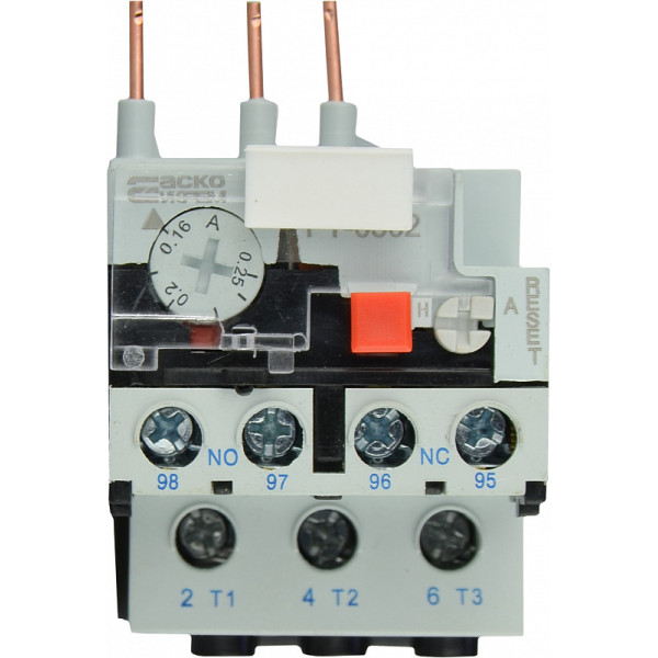 Тепловое реле Аско-Укрем PT-0302 0,16-0,25А JR28-25K 0302 (A0040060049)