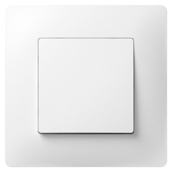 Одноклавишный механизм перекрестного переключателя Plank Electrotechnic Classic/Nordic (PLK0311031) белый - фото №3