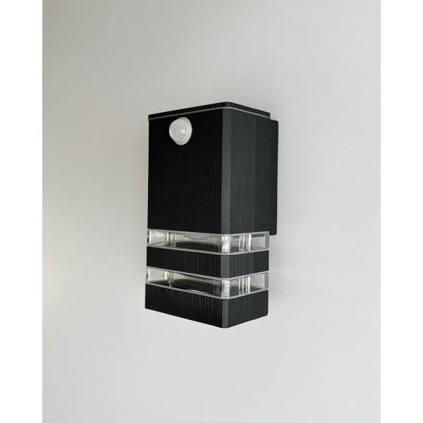 Вуличний світильник з датчиком руху Nowodvorski 7017 Rio Sensor E27 1x10W IP54 чорний - фото №2