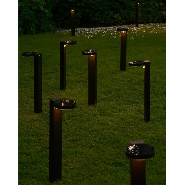 Вуличний світильник на сонячній батареї Nordlux 2118158003 Rica LED 1x4.5W 3000K 400Lm IP44 чорний - фото №2