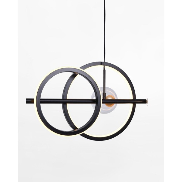 Подвесной светильник, люстра Zuma Line 5905316665569 Taremi G9 + LED-модуль 5+1x3.5W+15W 3000K–6000K 2300Lm IP20 черный - фото №4