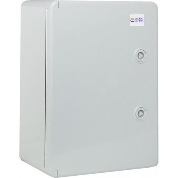 Ударостойкий корпус из АБС-пластика Аско-Укрем UBox 250x350x150мм (непрозрачная дверца) - фото №1