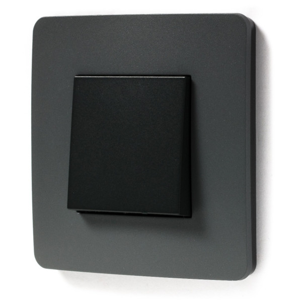 Однопостова рамка Schneider Electric NU280222 (димчасто-сірий/антрацит) - фото №5