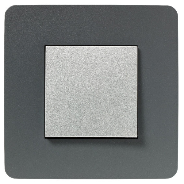 Однопостова рамка Schneider Electric NU280222 (димчасто-сірий/антрацит) - фото №6