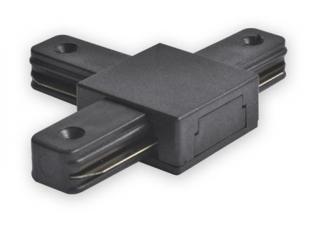 Посилений Т-подібний конектор Feron 6590 LD1103 для однофазного шинопроводу (чорний)