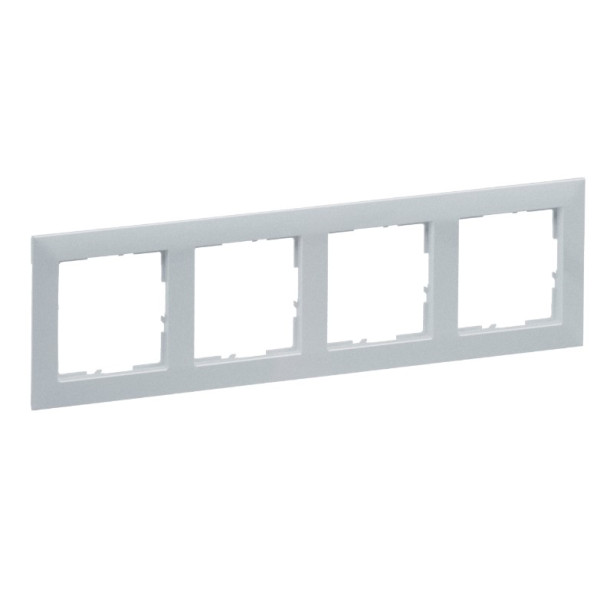 Рамка 4-постовая Legrand SUNO (алюминий) 721514