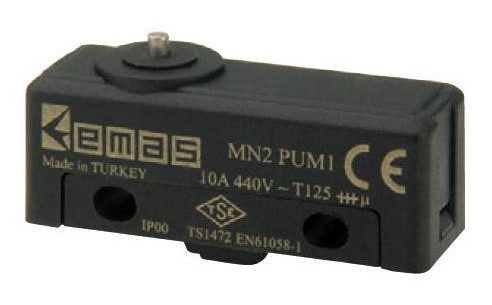 Кінцевий міні вимикач під пайку EMAS MN2PUM1