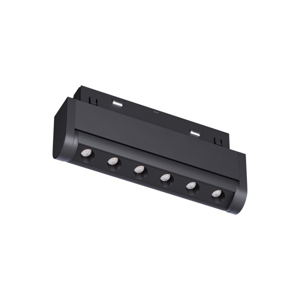 Магнитный трековый светильник Kloodi KDMG-TORN130 6W 3K BK LED 480Lm IP20 черный