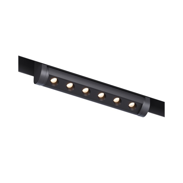Магнитный трековый светильник Kloodi KDMG-TORN130 6W 3K BK LED 480Lm IP20 черный - фото №1