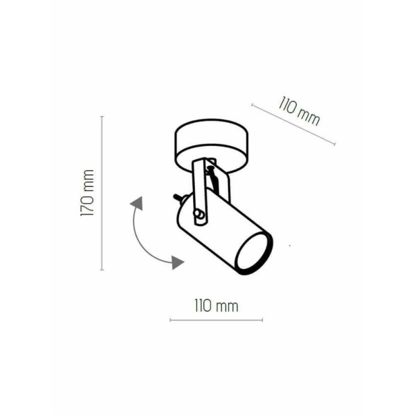 Світильник поворотний, спот TK lighting 1049 Redo - фото №1