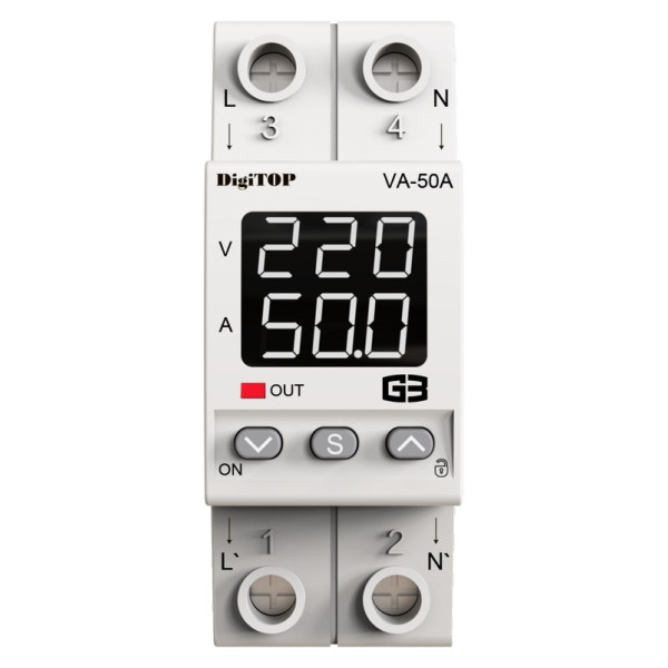 Реле напруги DigiTOP VA-50A M2W - фото №1