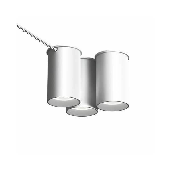 Точковий світильник для зовнішньої проводки Pikart 33856-1 BP GU10 3x60W IP20 Білий