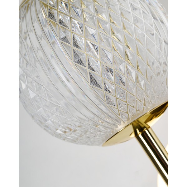 Подвесной светильник, люстра Azzardo AZ6016 Edem LED 1x4.2W 3000K 336Lm IP20 золотой - фото №1