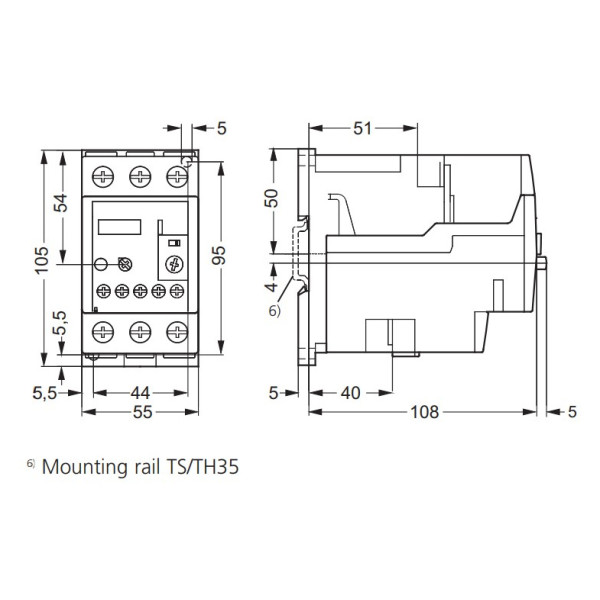 Тепловое реле Schrack LST21600 11-16А размер 2 - фото №1