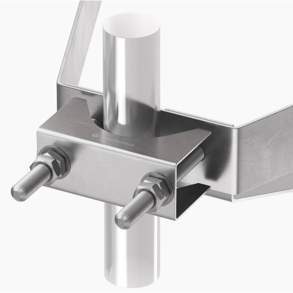 Тримач блискавкоприймача Leo Lightman L400 Ø30-50 Ni (416013) - фото №2