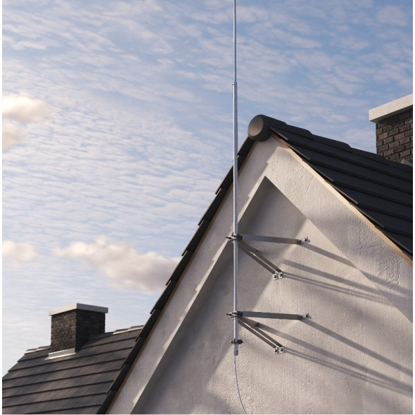 Тримач блискавкоприймача Leo Lightman L400 Ø30-50 Ni (416013) - фото №6