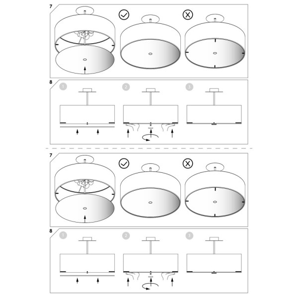 Люстра Nowodvorski 6532 Viviane E27 3x25W IP20 серая - фото №3