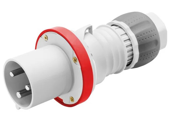 Переносная вилка GEWISS IP44 3P+E 63A 400В (GW61020H)