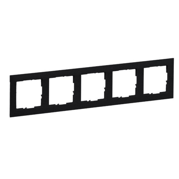 Рамка 5-постовая Legrand SUNO (чорный) 721525