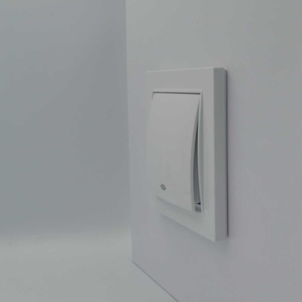 Вимикач Nilson Thor білий 1кл проміжний ( 27111010 ) - фото №2