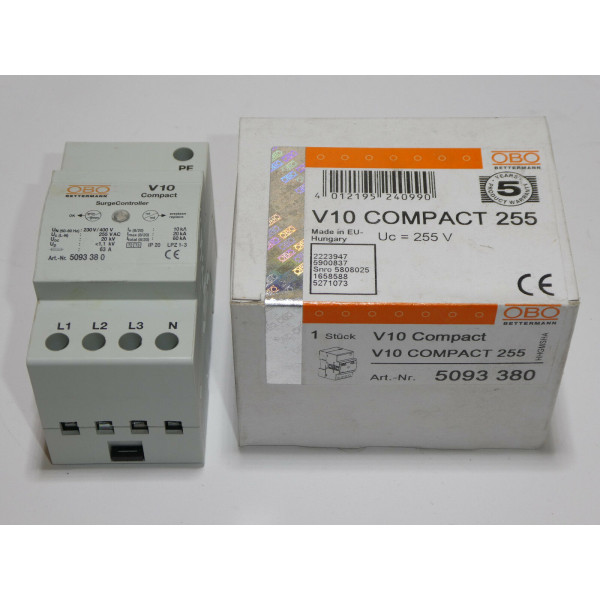 Разрядник OBO Bettermann V10 COMPACT-255 5093380 - фото №1