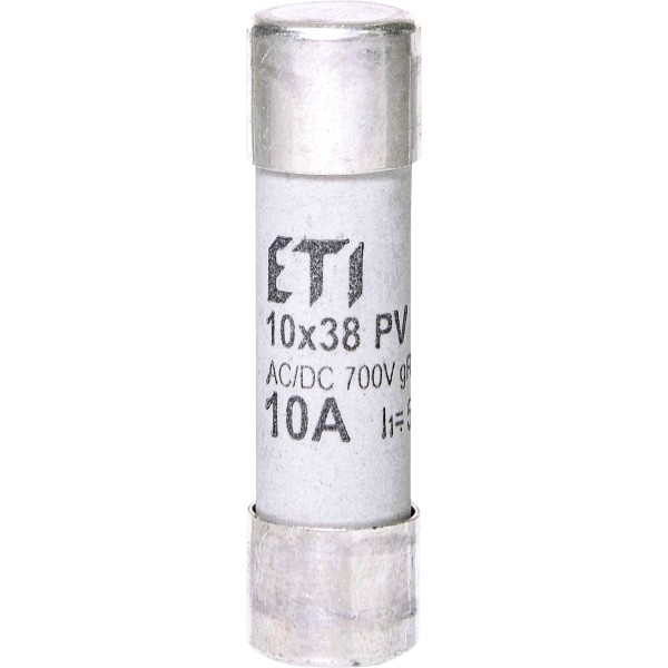 Запобіжник ETI 002625021 CH 10x38 gR-PV 10A 700V (50kA)