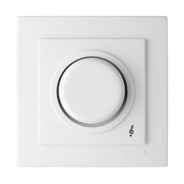 Вимикач Nilson Touran білий аудіо ( 24111051 )