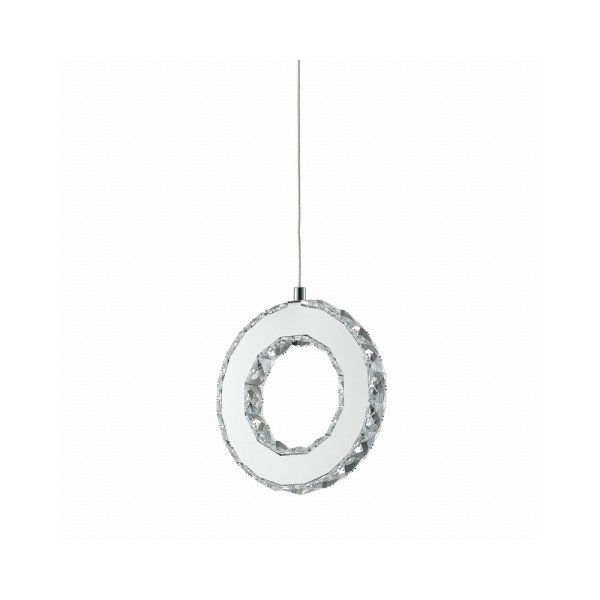 Підвісний світильник, люстра Zuma Line MD3713-1-3CT Girona Led 1x10W 3000K 1100Lm IP20 Хром - фото №1