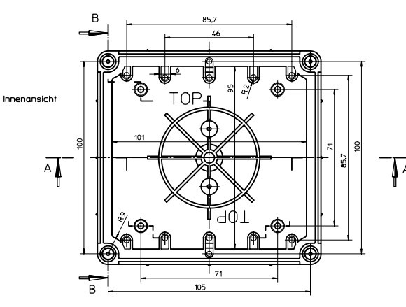 Підрозетник Spelsberg K15 EK 116x111х61мм - фото №2