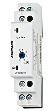 Реле контролю струму 1С 1Р 5А 16-240В AC/DC, Schrack