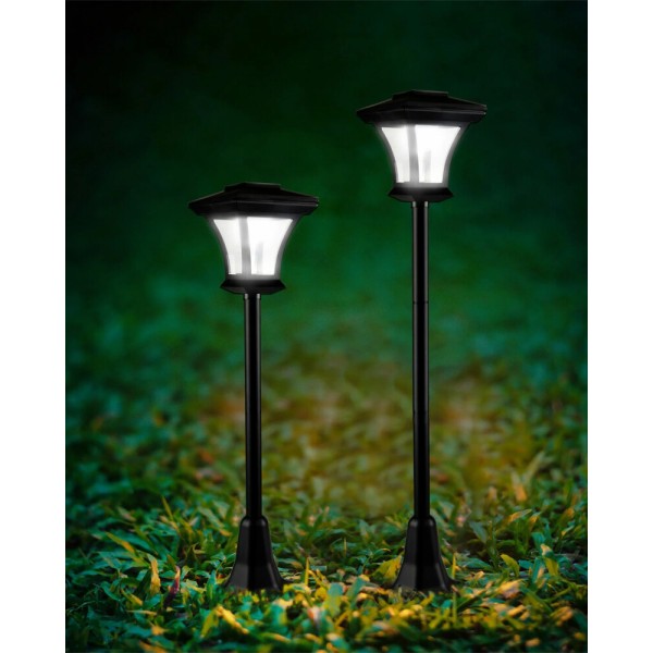 Вуличний світильник на сонячній батареї Goldlux 325518 Tirana LED 4000K IP44 чорний - фото №2