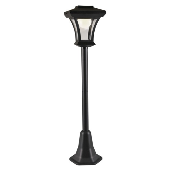 Вуличний світильник на сонячній батареї Goldlux 325518 Tirana LED 4000K IP44 чорний - фото №3