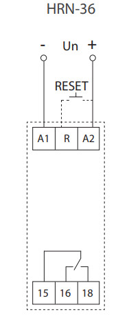 Реле контролю напруги ETI 2471451 HRN-36 6-30В DC (1x16A AC1) - фото №2