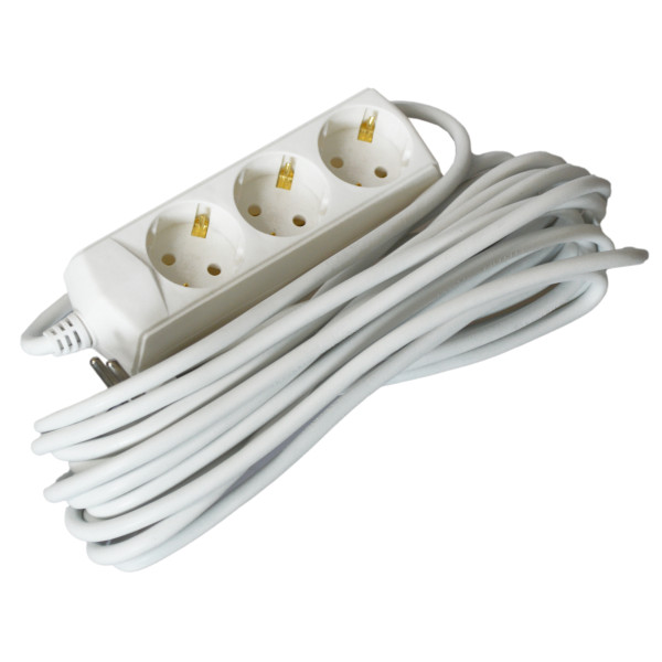 Подовжувач UEC ECO П03 3 місця 2P+PE/7м 3х1мм2 10А/250В