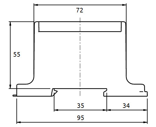 Клема Promfactor FT 1Р Cu:35-150мм²/ Al:35-150 35-150мм² жовто-зелена FT1150N - фото №2
