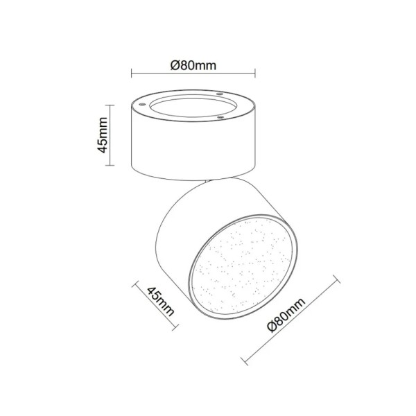 Точковий світильник AZzardo AZ6035 Mona LED 1x10W 3000K/4000K/6000K 630Lm IP20 - фото №2