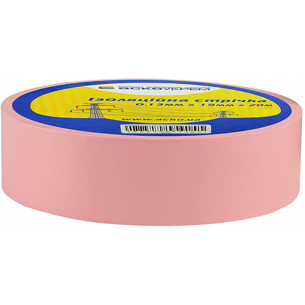 Ізострічка Аско-Укрем 0,13x19мм/20м рожева (A0150020045) - фото №1