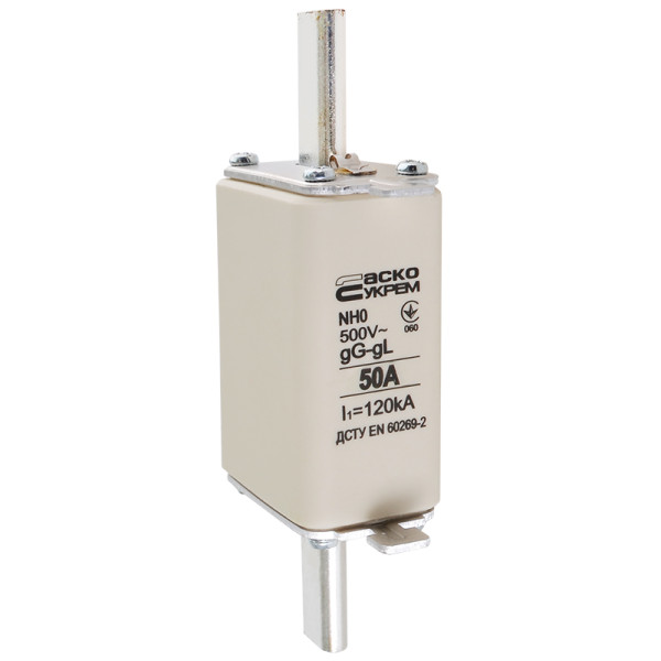 Запобіжник Аско-Укрем NH0 50A gG (A0050010021) - фото №1