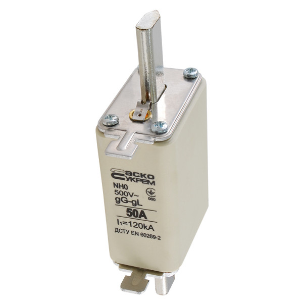 Запобіжник Аско-Укрем NH0 50A gG (A0050010021) - фото №2