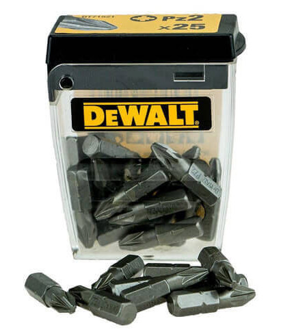 Біти DeWALT Pozidriv PZ2х25мм (25шт) - фото №1