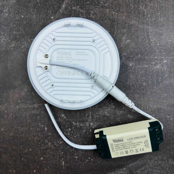 Светильник LED даунлайт Violux SPACE 18W 4200K круг IP20 ( 100130 ) - фото №3