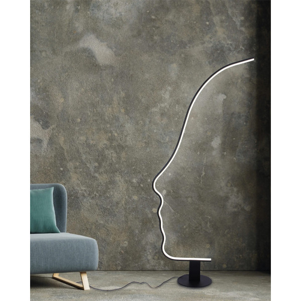 Торшер Goldlux 330154 Stranger Led 1x25W 4000K 3000Lm IP20 Черный - фото №1