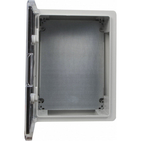 Ударостійкий корпус з АБС-пластику Аско-Укрем UBox 300x400x170мм (прозорі дверцята) - фото №3