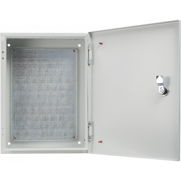 Металевий корпус Аско-Укрем Ubox з монтажною панеллю 400х300х250мм IP31 - фото №2